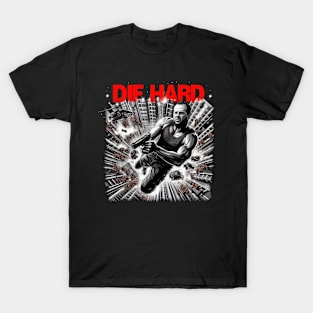 Die Hard T-Shirt - Classic Action Movie Graphic Tee T-Shirt
